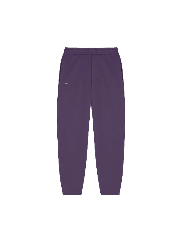 Womens DNA Barrel-Leg Track Pants—blackberry