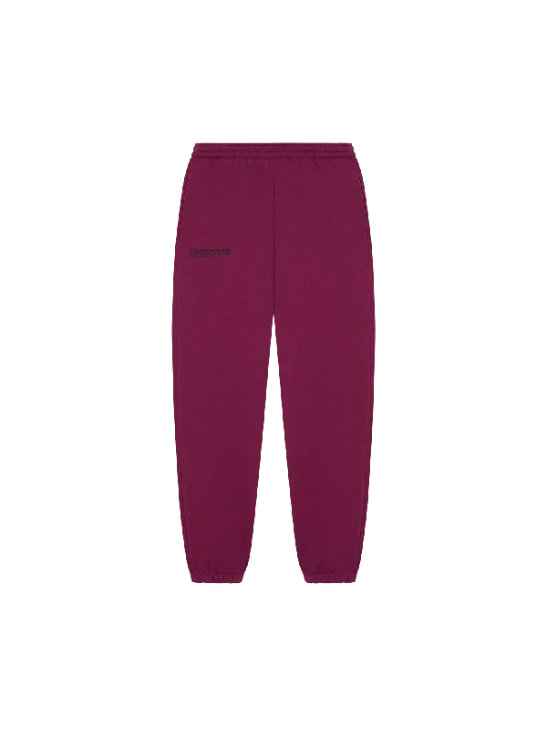 Womens Archive 365 Heavyweight Track Pants—plum purple