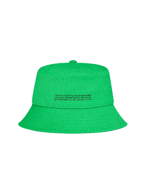 Oilseed Hemp Bucket Hat—jade green