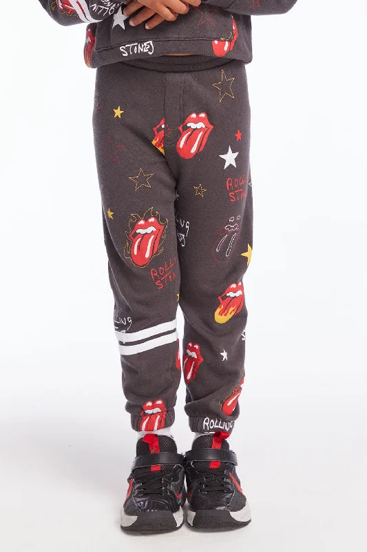 Rolling Stones Tongue Logo Stars Boys Pants