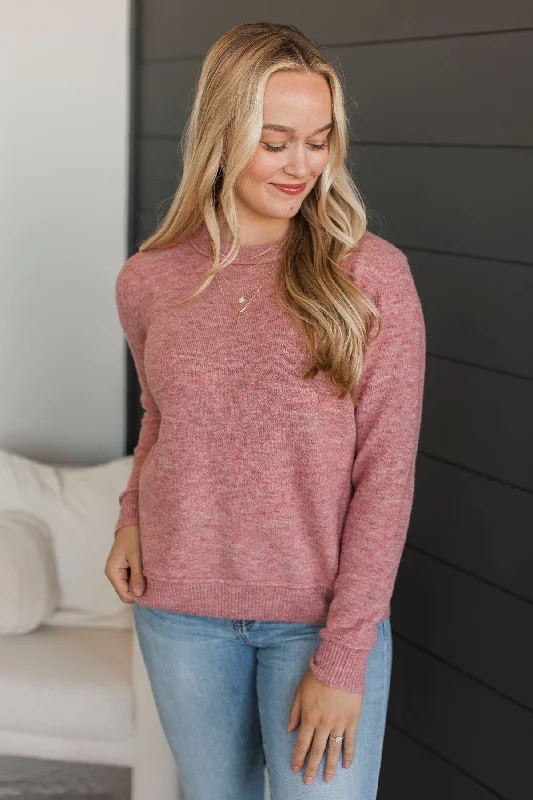 Unmistakable Beauty Knit Sweater- Coral