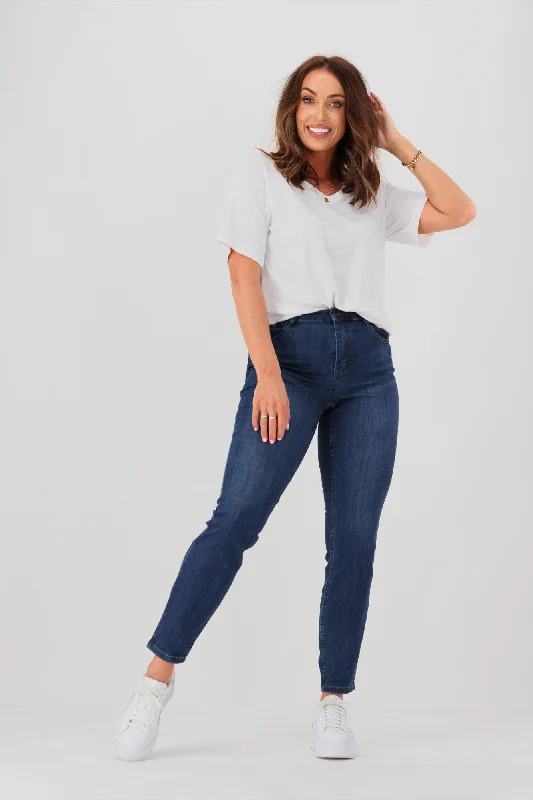 Shine On Label Camryn Skinny Jean  Indigo Wash