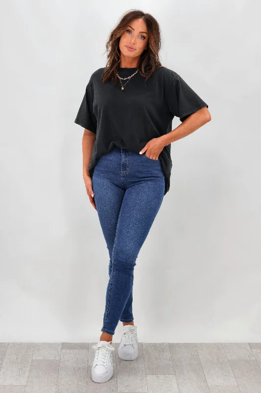 Wakee Reilly Skinny Leg Jean Indigo