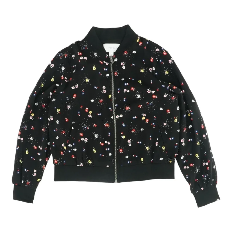 Black Floral Lightweight Jacket