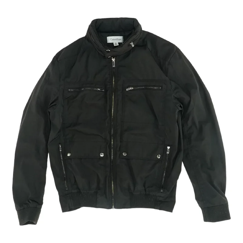 Black Solid Lightweight Jacket