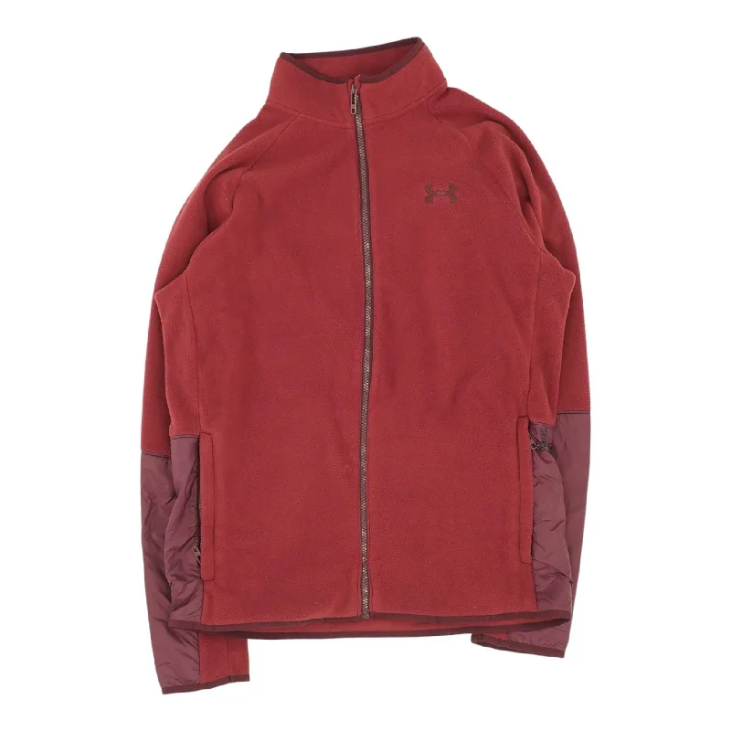 Burgundy Solid Lightweight Jacket