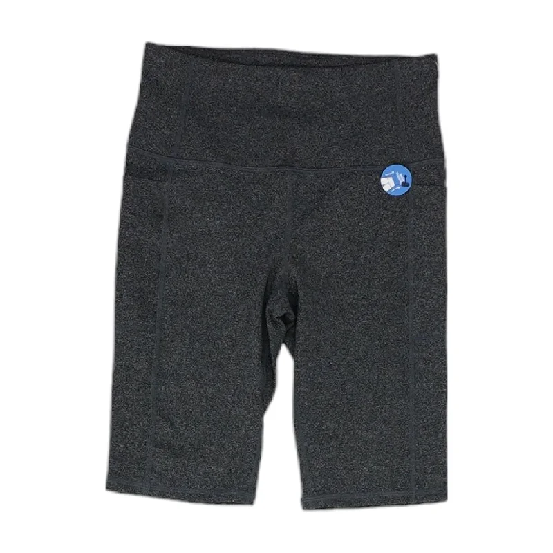 Gray Solid Active Shorts