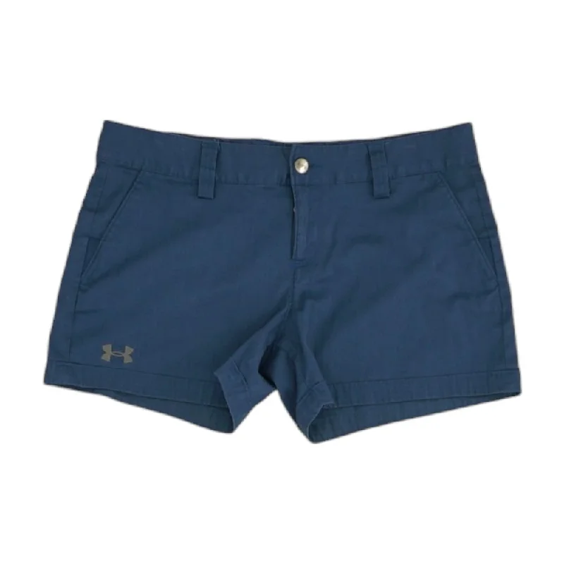 Navy Solid Chino Shorts