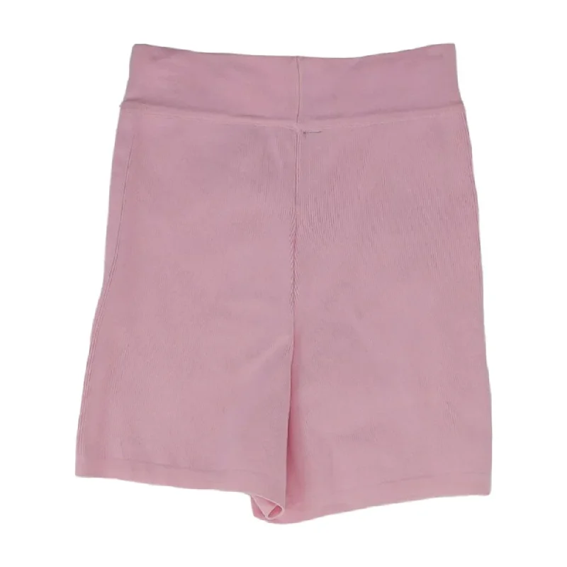 Pink Solid Active Shorts