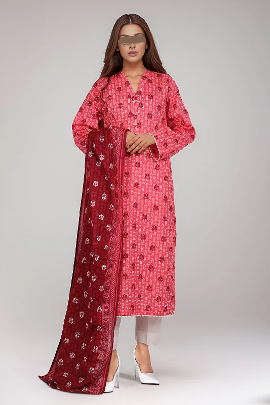 Printed Lawn Stitched 2 Piece (Shirt/Dupatta)