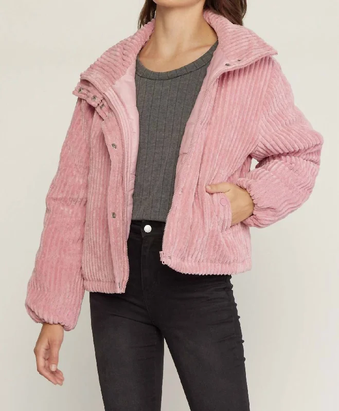 Candy Kisses Jacket In Pink