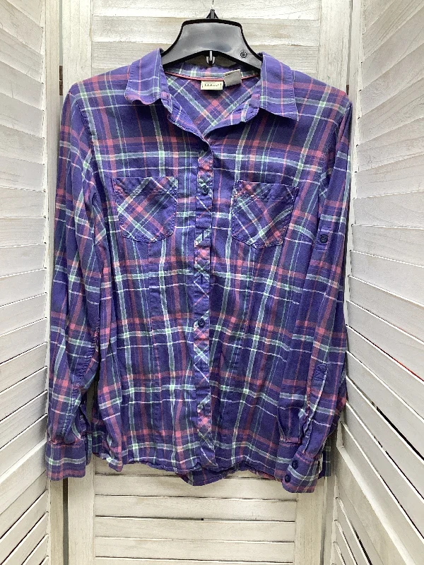 Top Long Sleeve By L.l. Bean In Multi-colored, Size: M