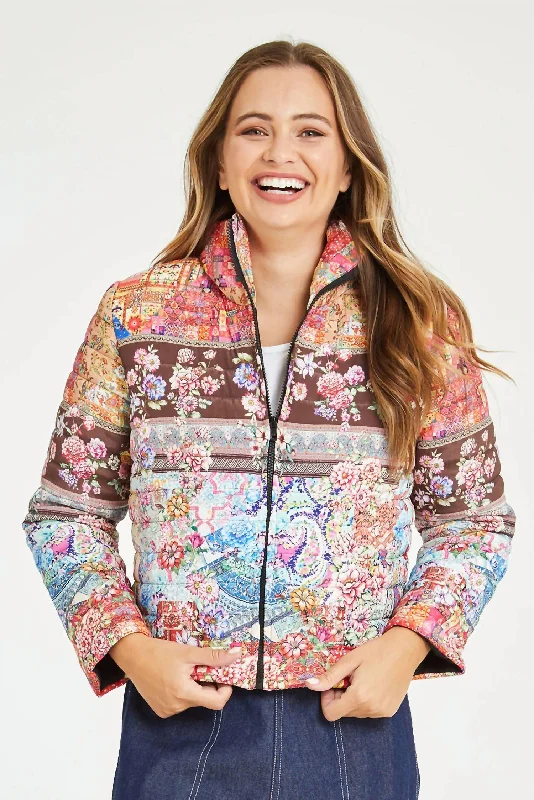 Yukon Puffer Jacket In Multi