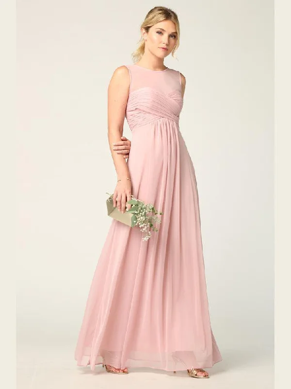 Long Sleeveless Bridesmaids Stretch Dress Sale